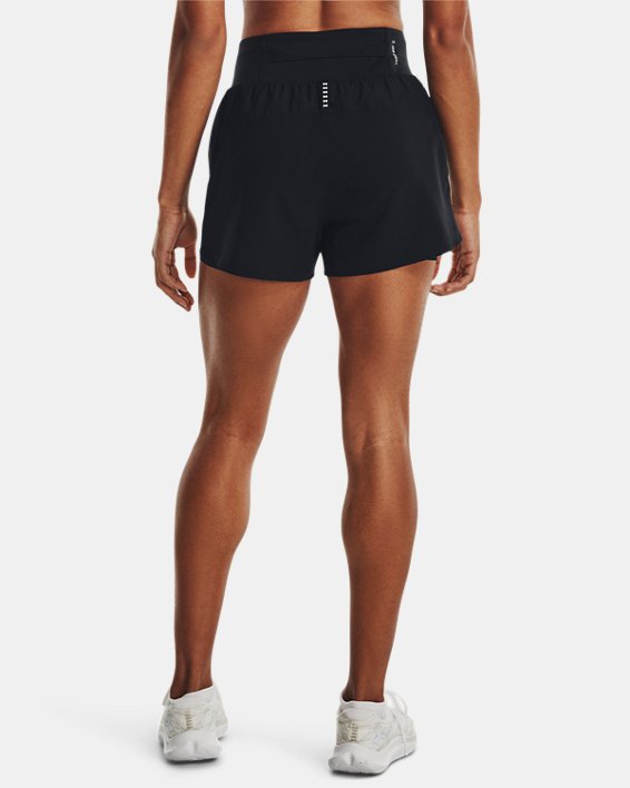 Women's UA Up The Pace 2-in-1 Shorts, Black, pdpMainDesktop image number 1